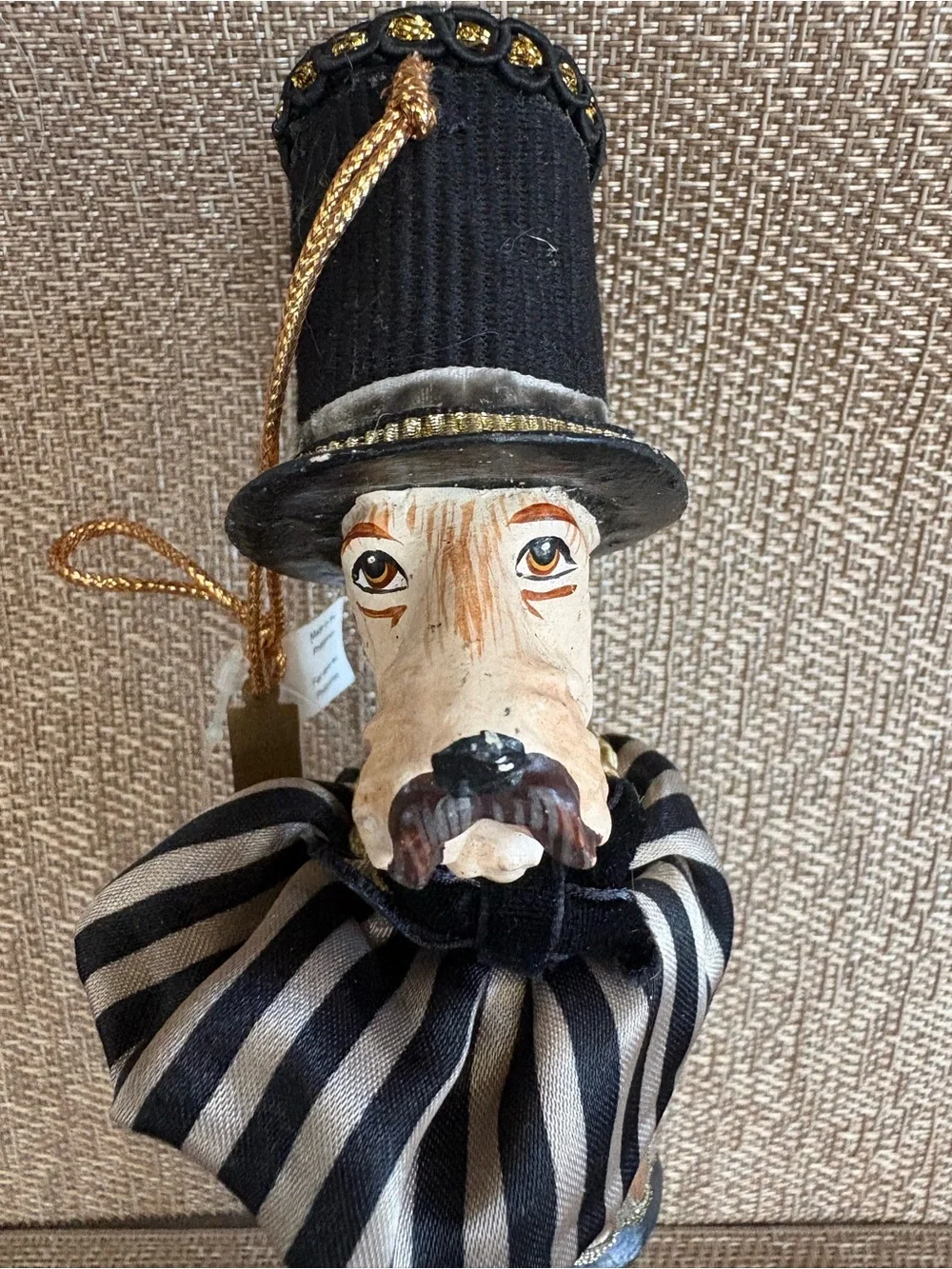 Katherine’s Collection Airedale Terrier Christmas Tree Ornament Dapper Dog NWT